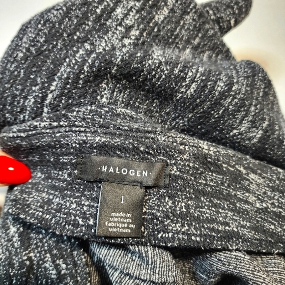 Halogen Full Zip Skirt Size 1 Large Grey Pencil Skirt - Picture 3 of 4